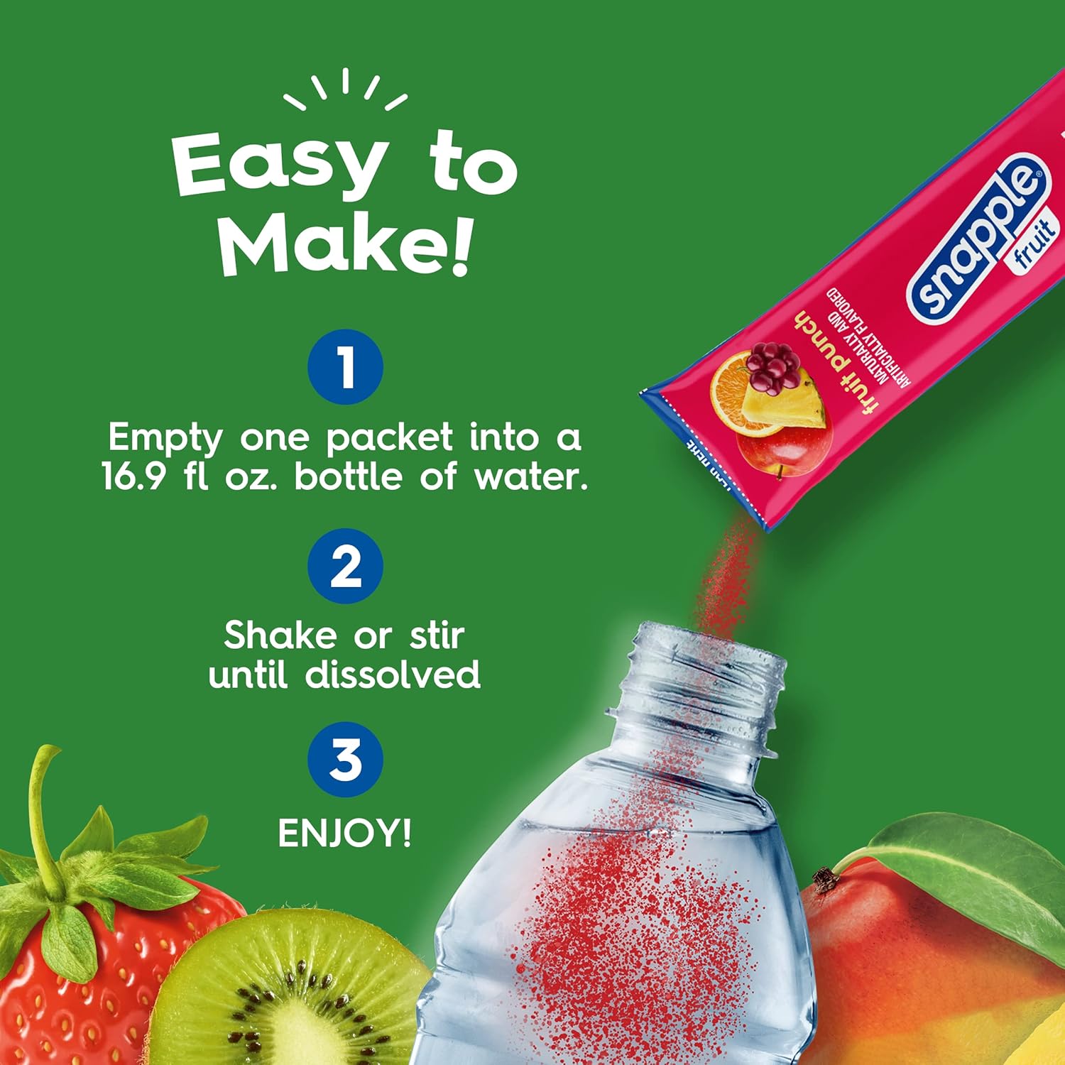 powdered format that dissolves instantly in water