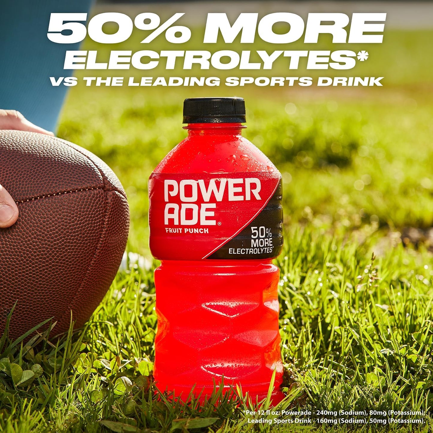 Powerade Fruit Punch – Office Desk Hydration for Long Workdays and Study Sessions, 20oz 8 Pack