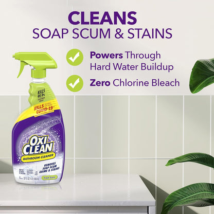 powered by oxiclean stainfighters brand chemistry