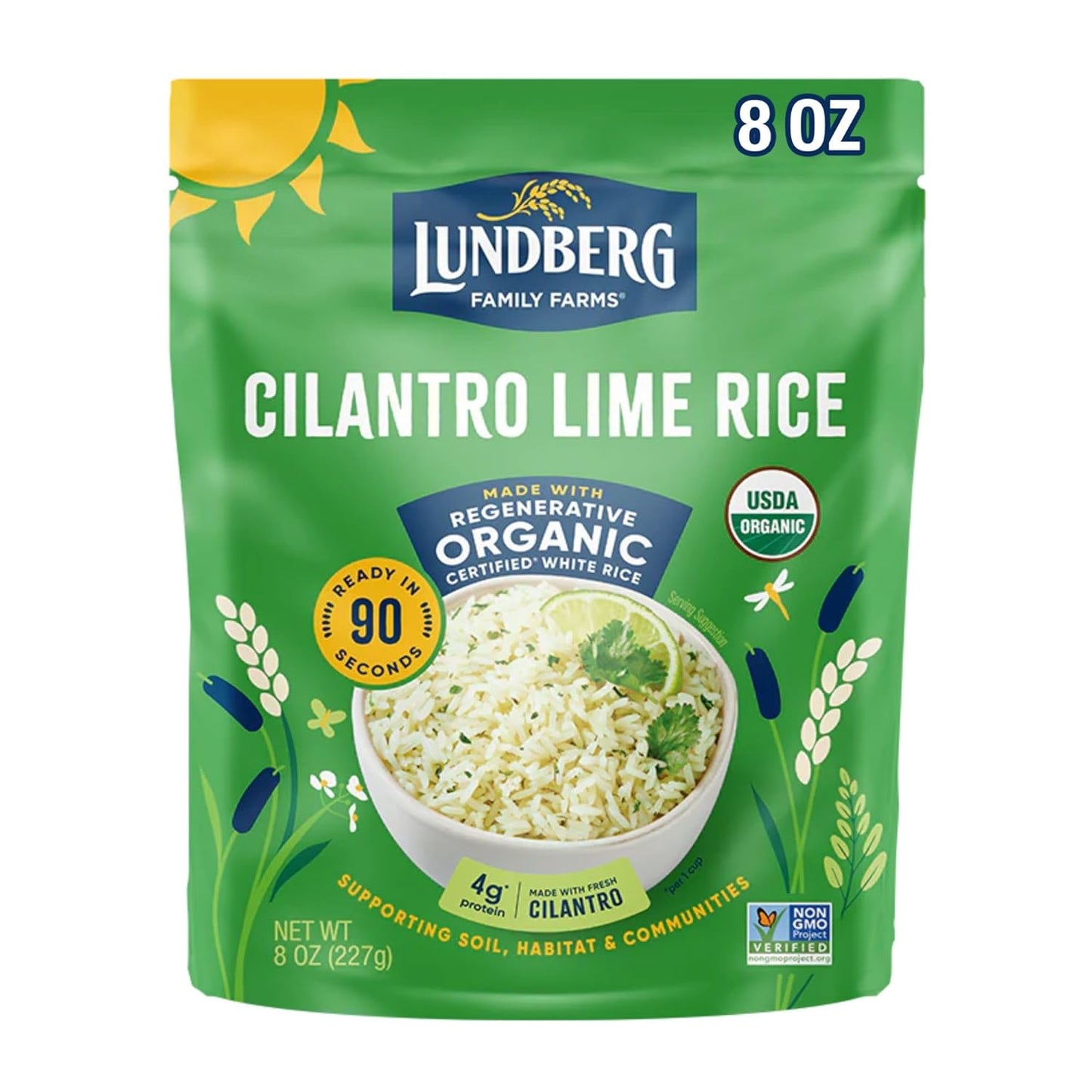 pre-cooked jasmine rice in a 5.5 oz microwavable pouch