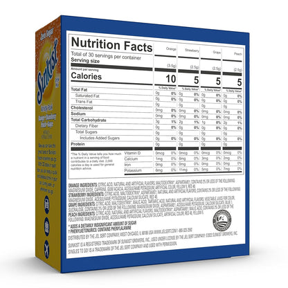 pre-portioned single-serve powder sticks designed to mix into 16.9–20 oz of water