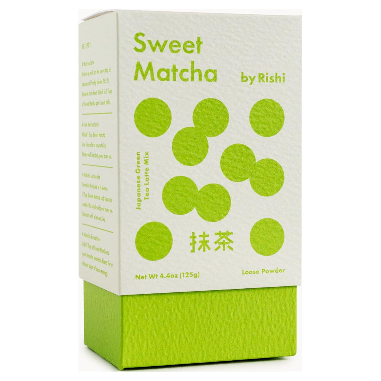 pre-sweetened blend of japanese green tea powder and pure cane sugar