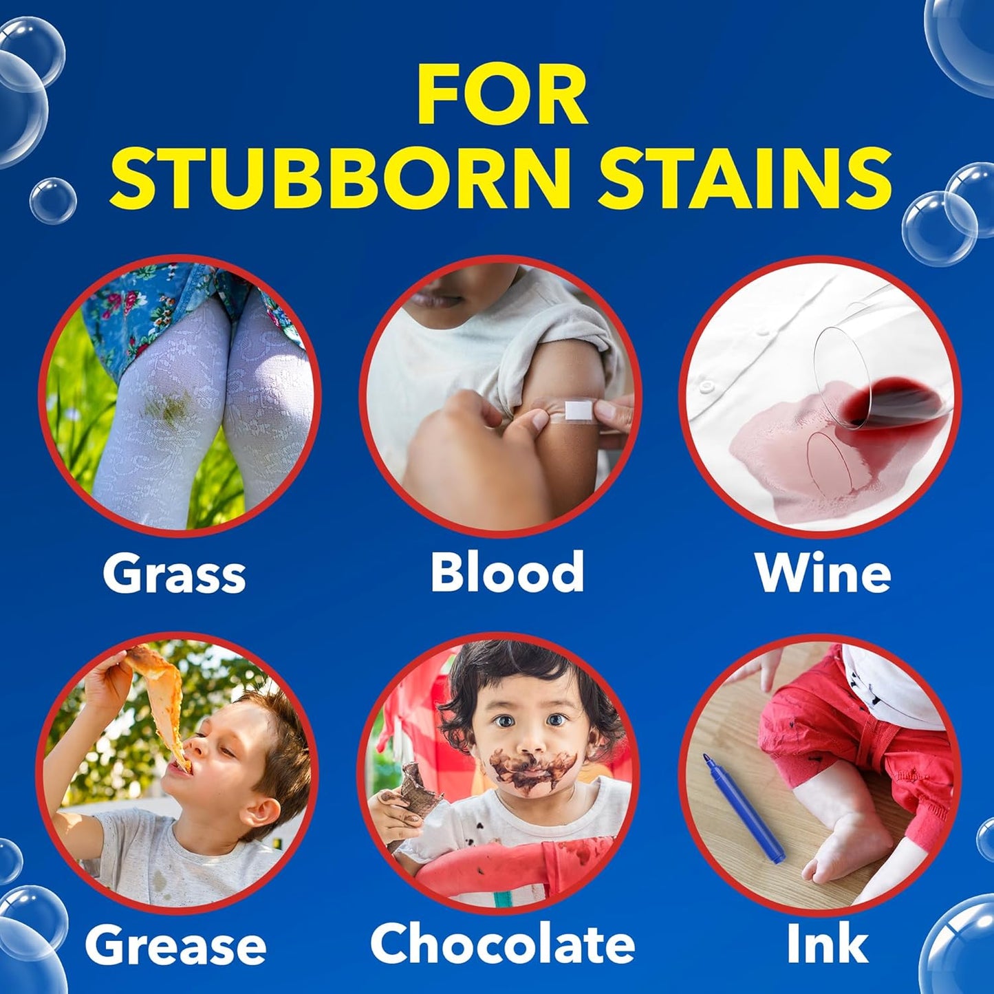 precision stain-scrubbing nubs built into the stick for fiber penetration