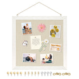 DOLLAR BOSS Double-Sided Linen Bulletin Board – Thoughtful Housewarming Gift for New Homeowners