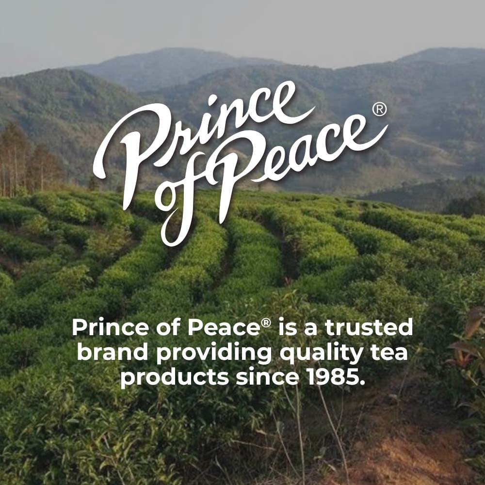 Prince of Peace Organic Green Tea, 100 Tea Bags – Neutral Pantry Staple for Intentional Kitchens and Clutter-Free Counters