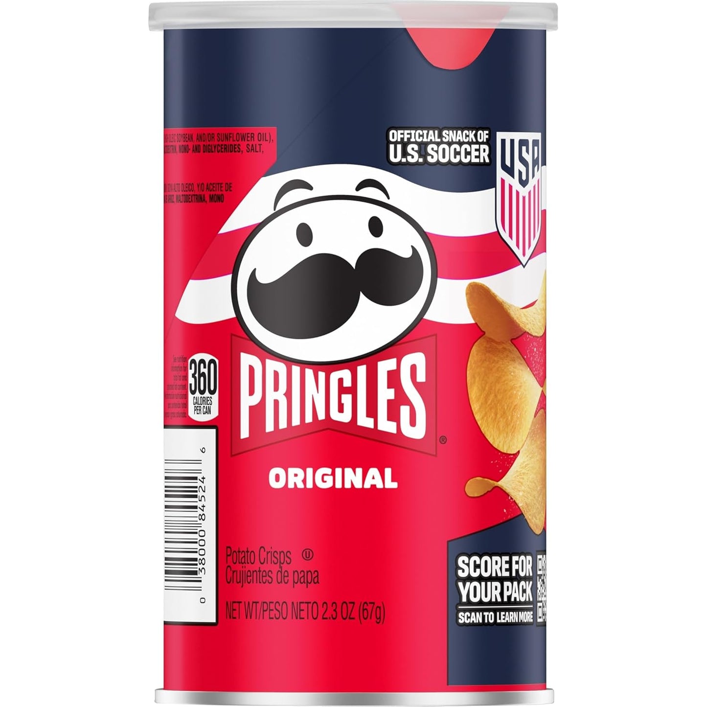 Pringles Original Chips – Picnic and Patio Snack Pack, 24 Travel-Size Cans