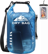 HEETA Heavy-Duty Dry Bag Gift Set with Phone Case for Adventurers and Travelers