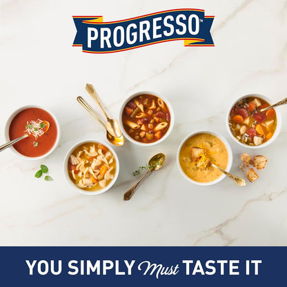 Progresso Lentil Soup – Simple Pantry Essential for Uncluttered Kitchens, 19 oz Ready-to-Heat
