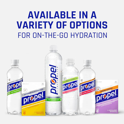 Propel Immune Support Water – Daily Hydration Ritual for Mindful Wellness Routines, Pineapple Peach 12 Pack