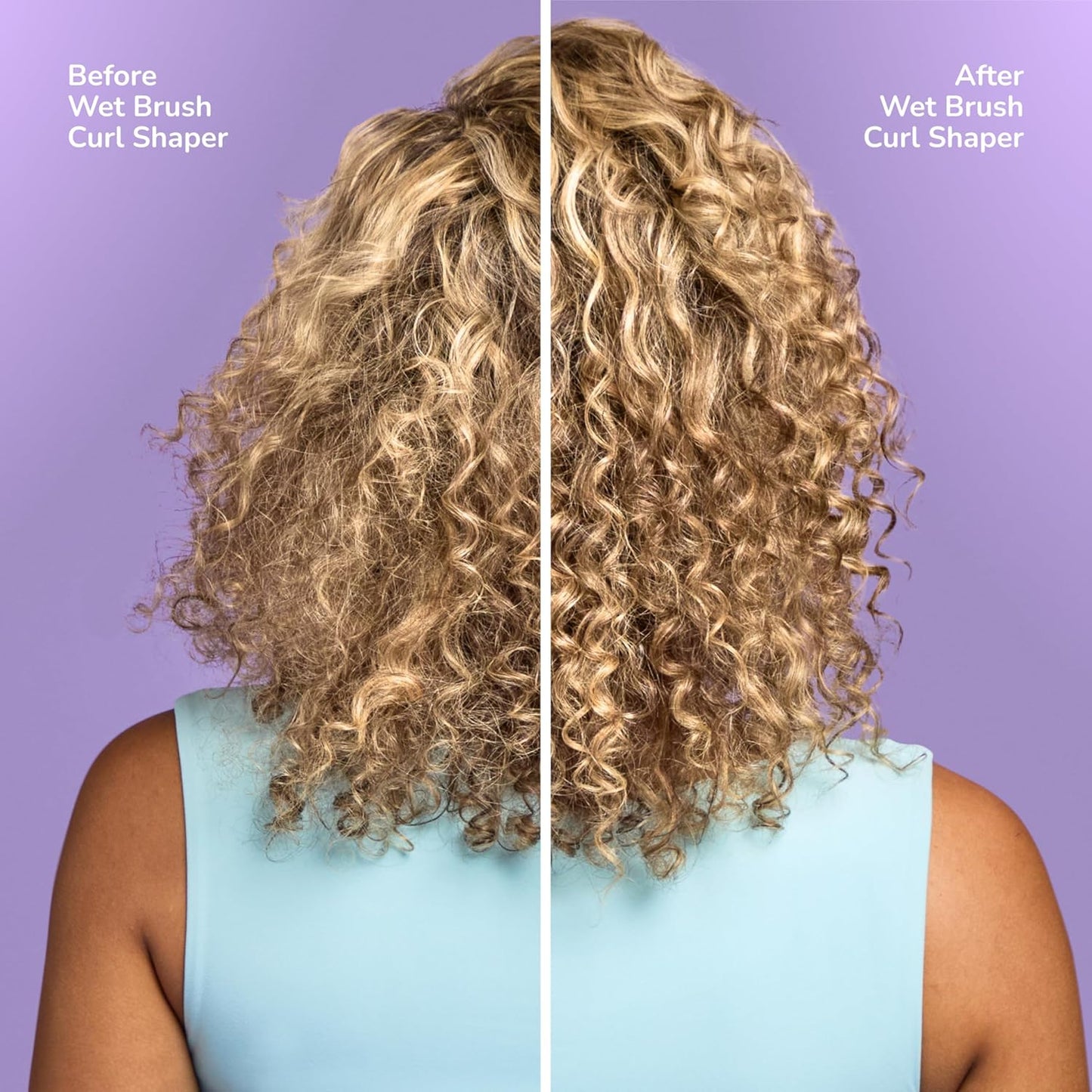 proprietary back-of-brush grooves that work with hair's natural movement to minimize frizz
