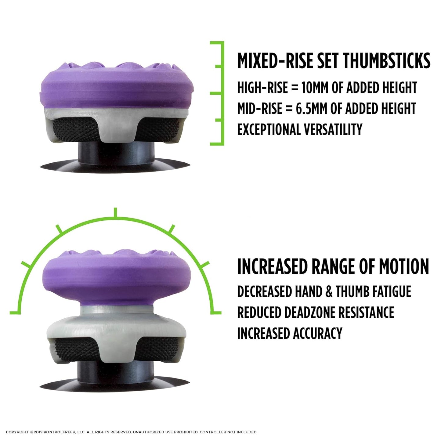 proprietary non-slip rubber compound for enhanced grip
