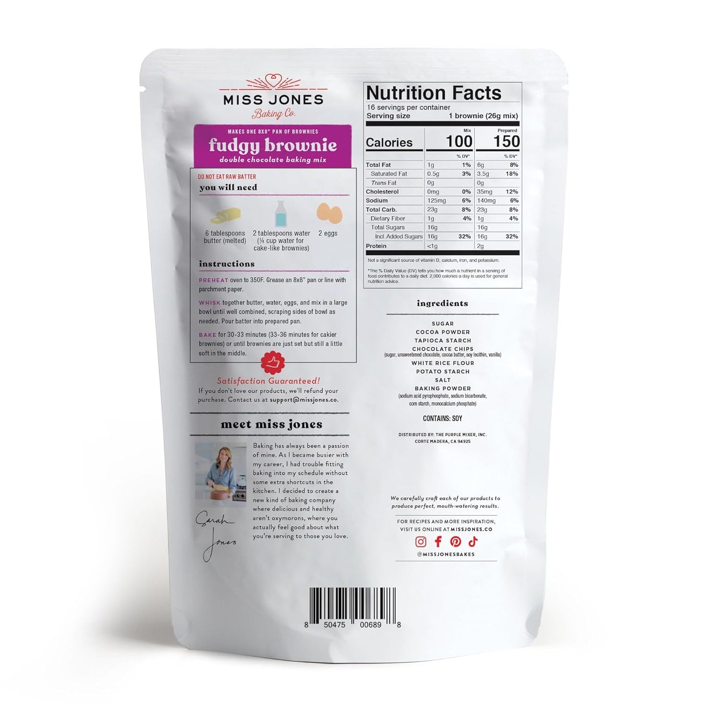 proprietary smartsugar blend of sugar, chicory root, tapioca, and monkfruit
