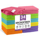 D.6 Assorted Colors - 1 Count (Pack of 34)