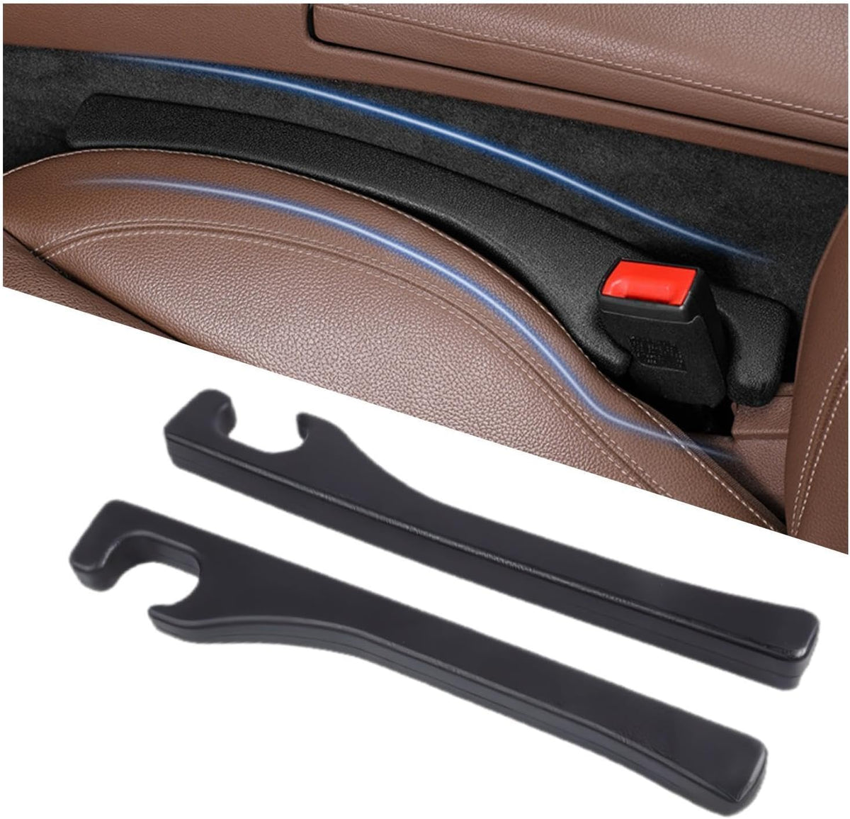pu leather exterior with soft flexible sponge interior for cushioned fit