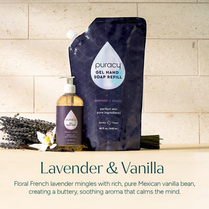 Puracy Natural Hand Wash – Sulfate-Free Family Soap Safe for Eczema-Prone Children in Shared Bathrooms