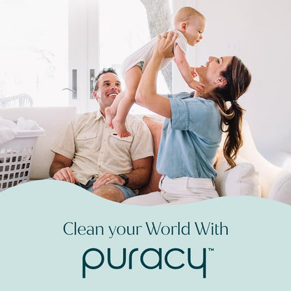 Puracy Scented All Purpose Cleaner Concentrate – Yuzu Blossom Lemongrass and Green Tea Lime for Mood Lifting Spaces