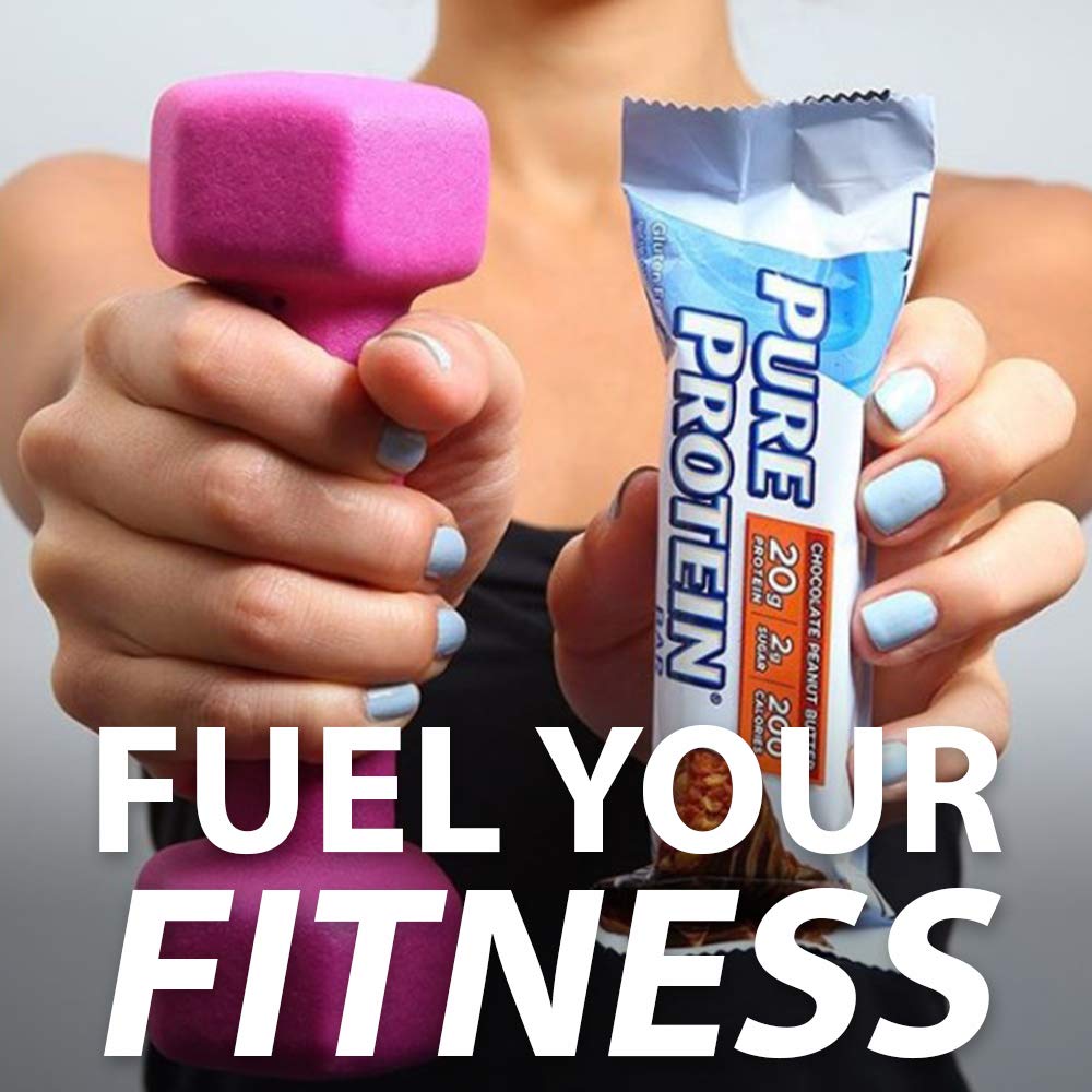 Pure Protein Bar Variety Pack – Office Desk Snack with 20g Protein to Beat the Afternoon Energy Slump