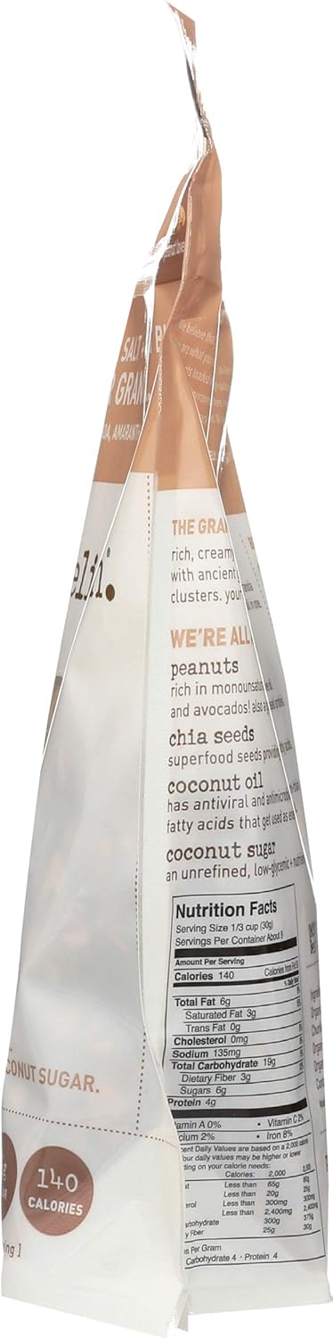 Purely Elizabeth Chocolate Peanut Butter Ancient Grain Granola – Desk Drawer Snack for Focused Workdays