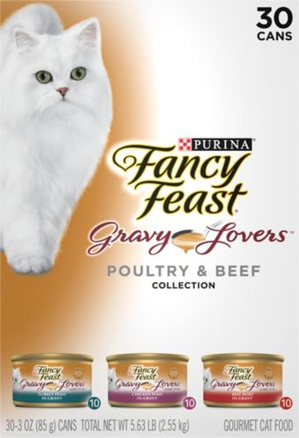 Purina Fancy Feast Gravy Lovers Cat Food Variety Pack – Thoughtful Gift for Foster Cat Parents Stocking Up on Wet Food