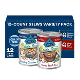 Blue Buffalo Blue's Stew Wet Dog Food, Premium Birthday Gift Box for Dog Lovers and New Puppy Parents