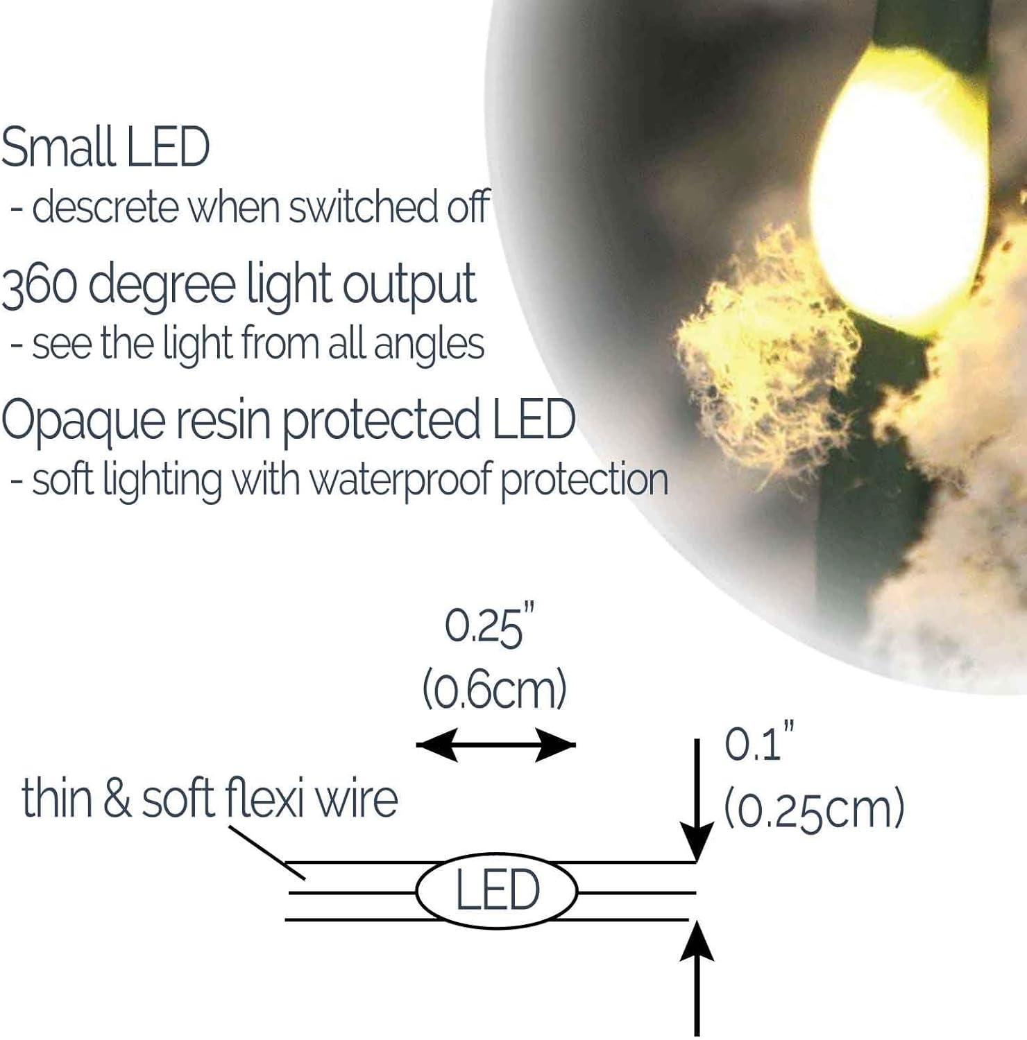 QBIS Cool Touch Battery Lights – Flameless Fairy Lights for Kids Bedroom, Nursery, and Playroom Decor