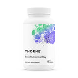 THORNE Basic Nutrients 2/Day – Calming Daily Multi for Evening Wind-Down Wellness Habits