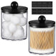 2 Pack Black, Sphere Top