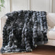 Bubble Tie Black - Throw (50" x 60")