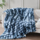 Bubble Tie Dark Blue - Throw (50" x 60")