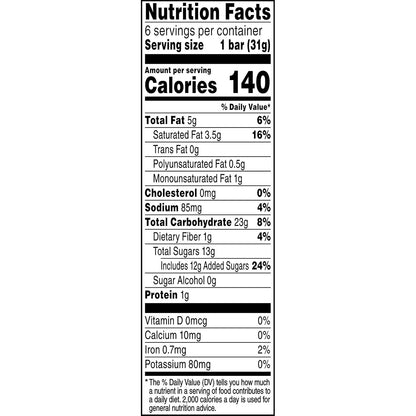 Quaker Chewy Dipps Chocolate Chip Granola Bars – Office Desk Drawer Snack for Busy Workdays, 6-Count Box