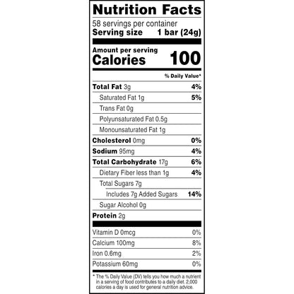 Quaker Chewy Granola Bars – 100-Calorie Portion-Controlled Snack for Healthy Eating, 58-Count Less Sugar Chocolate Chip