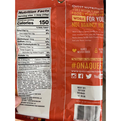 Quest Nutrition Chili Lime Tortilla Style Protein Chips – Low Carb Office Snack to Power Through Deadlines