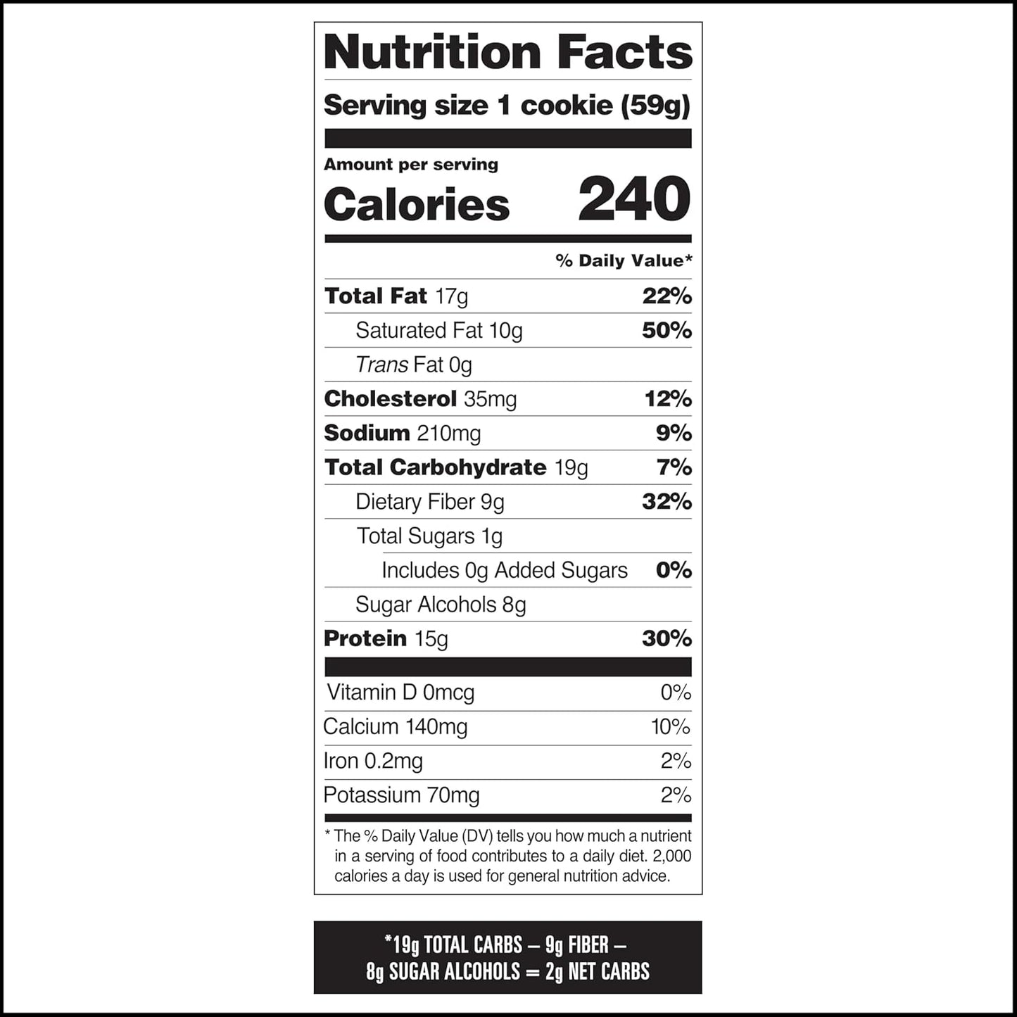 Quest Nutrition Chocolate Chip Protein Cookie – Trail Mix Upgrade for Hikers, 15g Protein Per Cookie