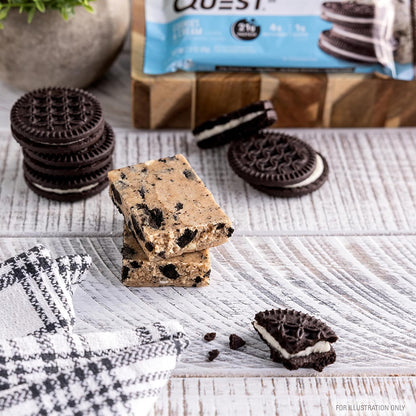 Quest Nutrition Cookies & Cream Protein Bar – Guilt-Free Dessert for Evening Self-Care Routines