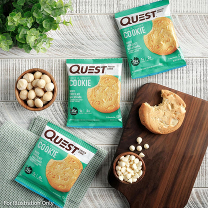 Quest Nutrition Double Chocolate Chip Protein Cookie – Mindful Keto Treat for Self-Care Snack Rituals, 15g Protein, 1g Sugar