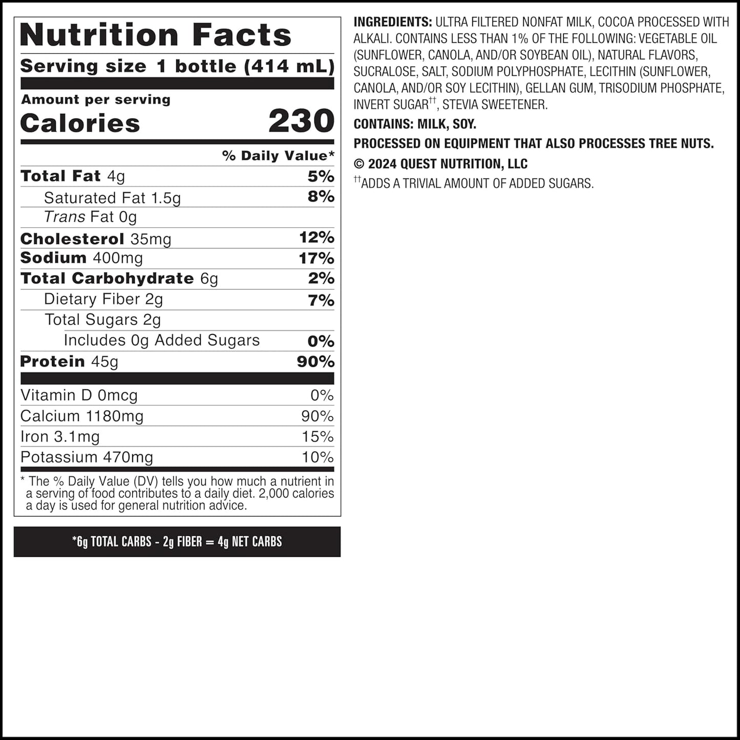 Quest Nutrition Ready-to-Drink Shake – Self-Care Pantry Staple, 2g Sugar Indulgence for Mindful Snacking