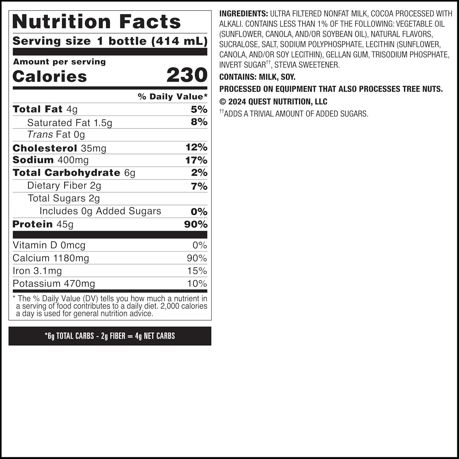 Quest Nutrition Ready-to-Drink Shake – Self-Care Pantry Staple, 2g Sugar Indulgence for Mindful Snacking