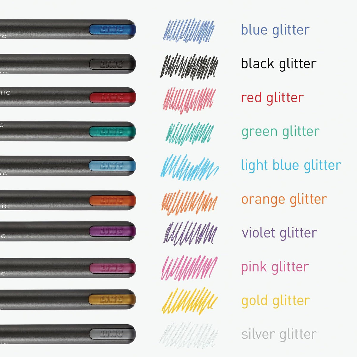 quick-drying ink formula to reduce smudging and bleed-through on most paper