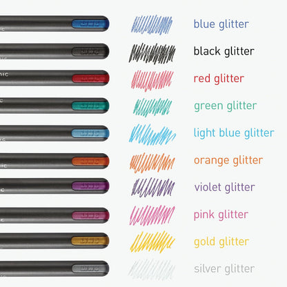 quick-drying ink formula to reduce smudging and bleed-through on most paper