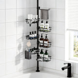 Shower Caddy Organizer Tension Pole – Gift Ready Bathroom Upgrade for Friends Who Just Renovated or Downsized