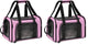 17.0"L x 11.0"W x 11.0"H (Pack of 2) - Pink