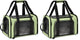 17.0"L x 11.0"W x 11.0"H (Pack of 2) - Green