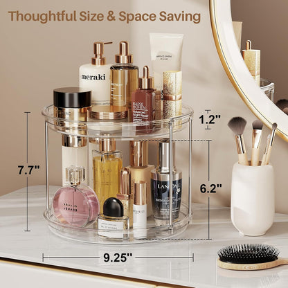 raised 1-inch rim to prevent items from tipping off