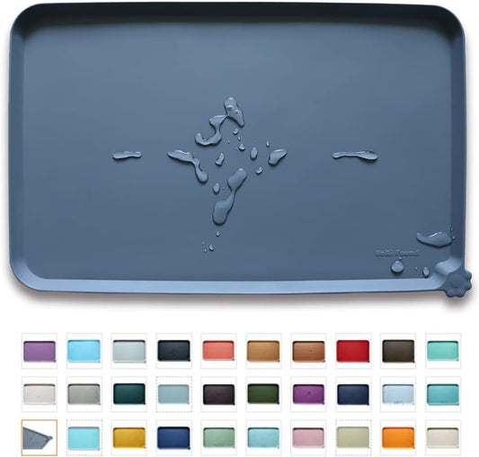 raised outer lip (extra-high edge) to contain spills and splashes