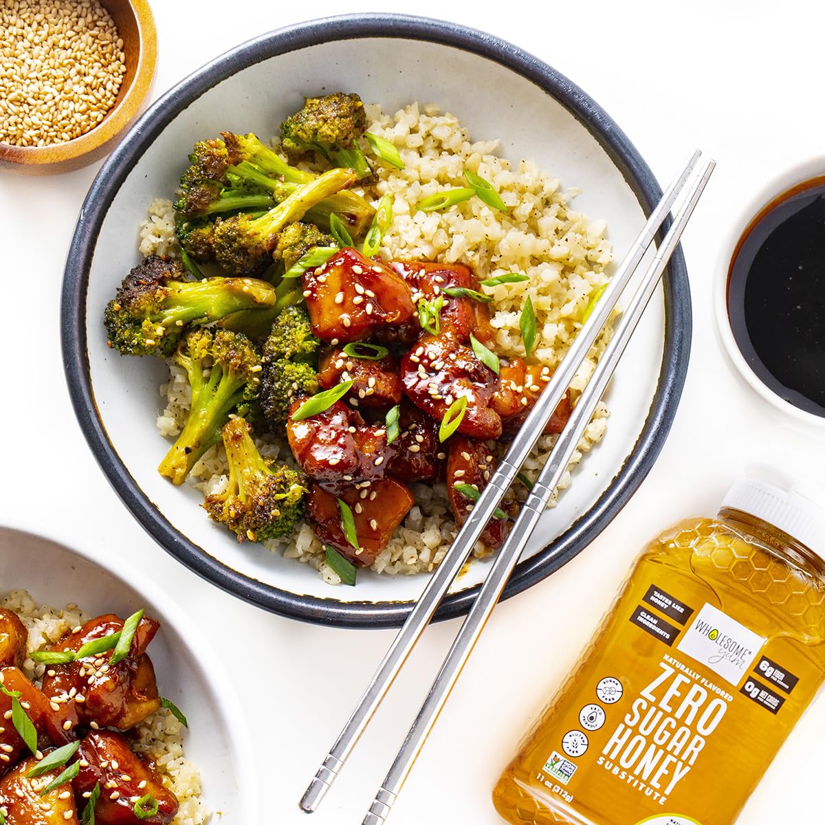 real honey-like thick and sticky consistency suitable for drizzling and glazing