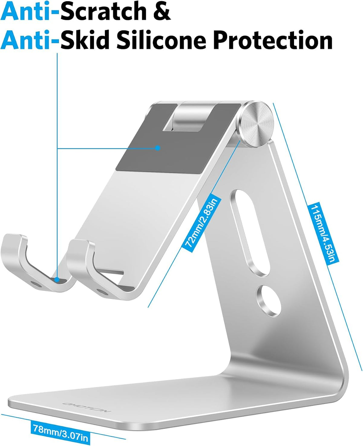 rear charging cutout for pass-through charging while in use