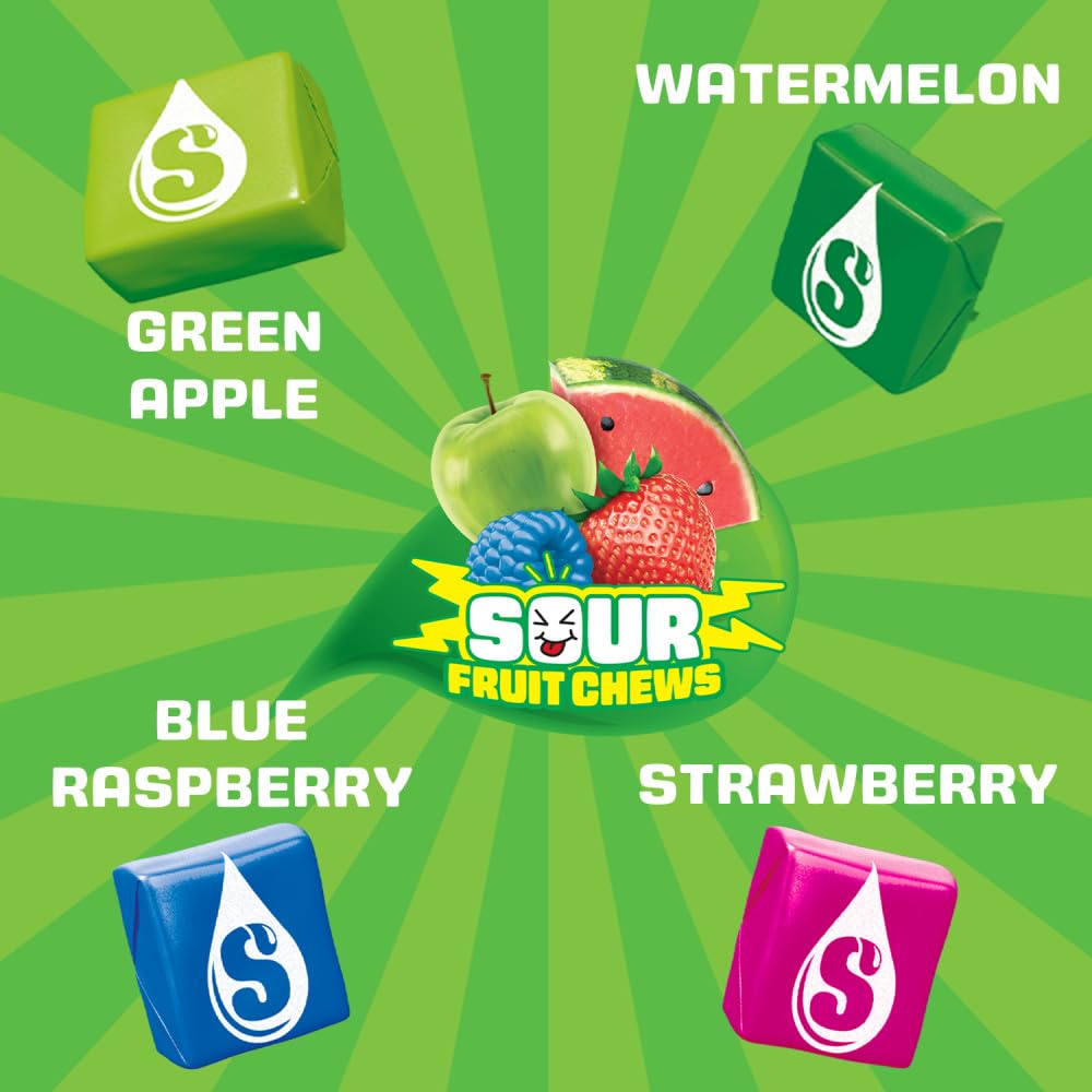 recognizable starburst brand with a sour variant of the classic chew