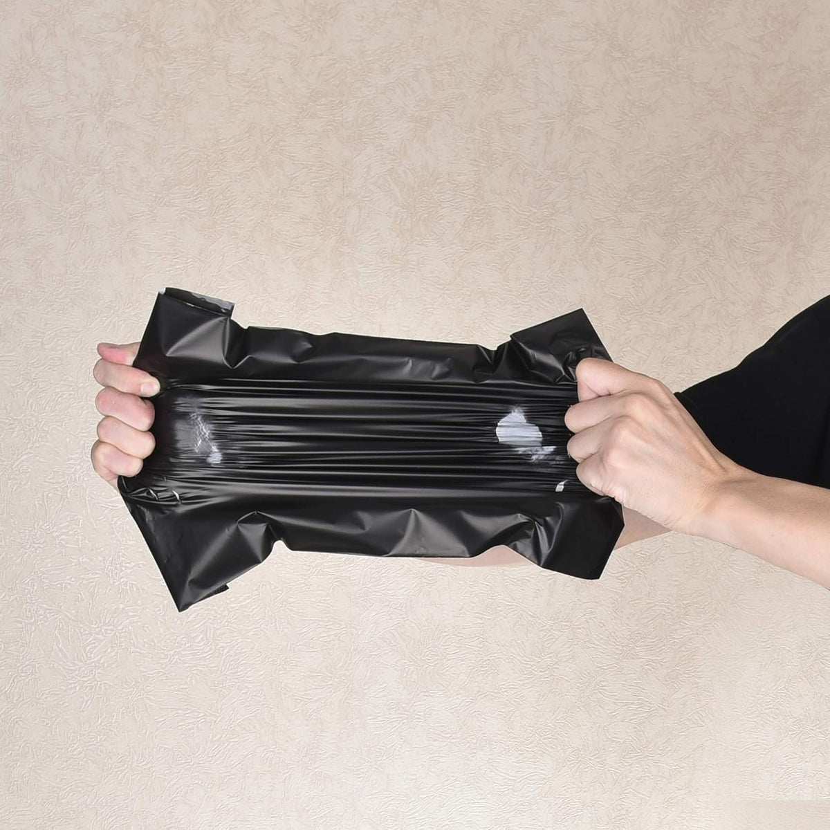 rectangular flat-pack shape optimized for soft, non-fragile items like clothing