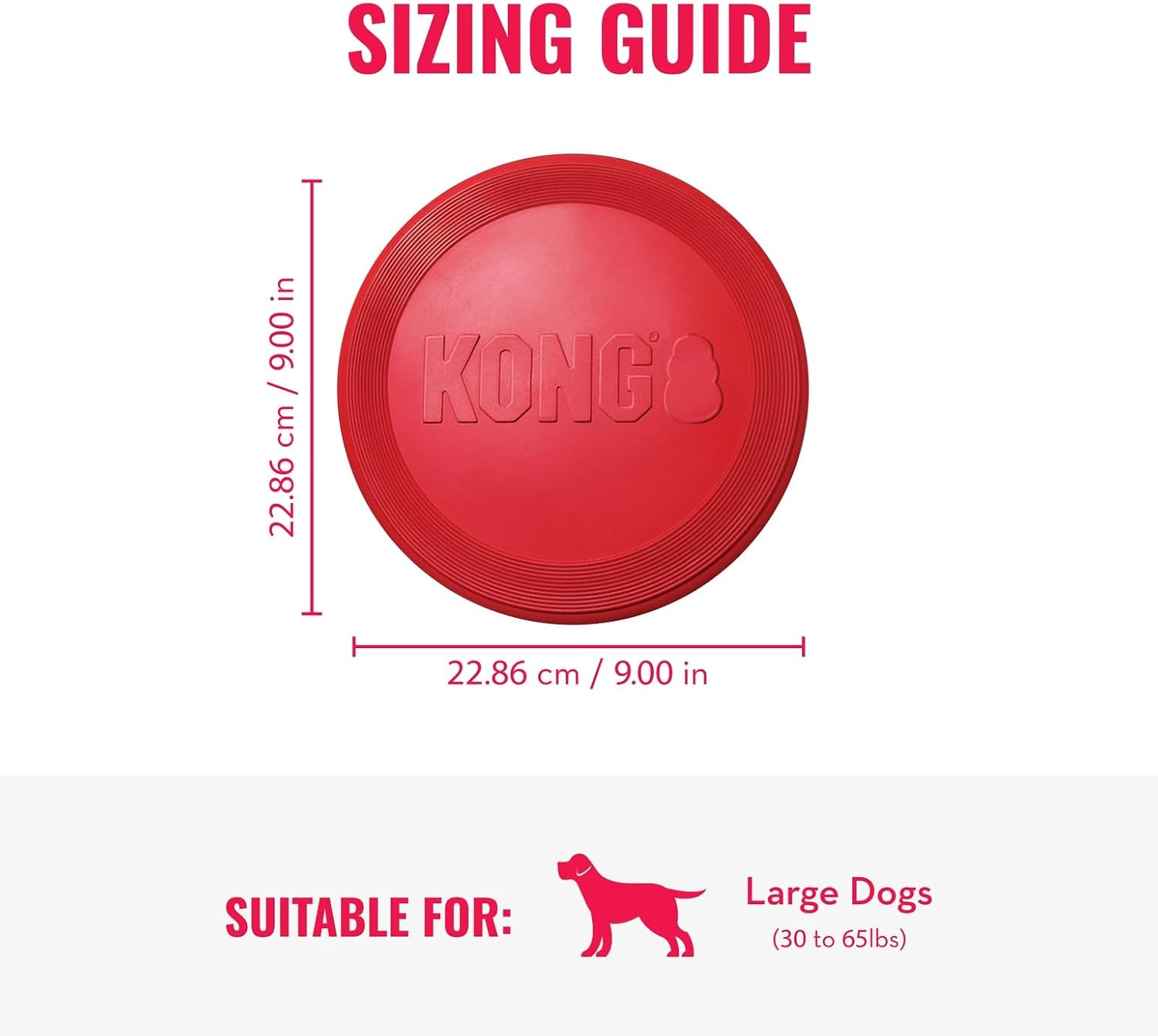 red color for high visibility during outdoor fetch