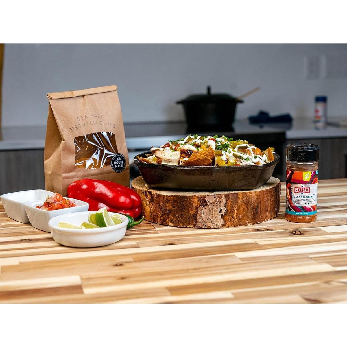 Redmond Real Salt Taco Seasoning – Multi-Use Organic Seasoning for Rice, Beans, Vegetables, and Eggs at Home